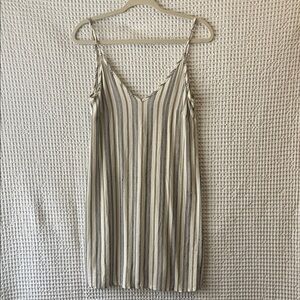 Kulua Hawaii Brand Striped Spaghetti Strap Dress